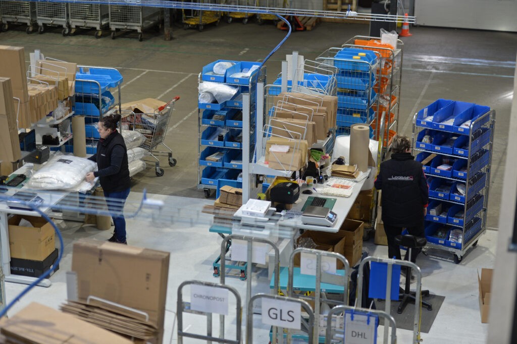 order-picking area